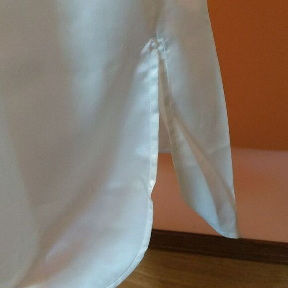 Vintage JC Penney Delicates Ivory Silky Nightgown M NWT - Picture 7 of 9